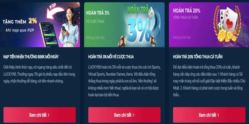 Thưởng nạp tiền VIP độc quyền